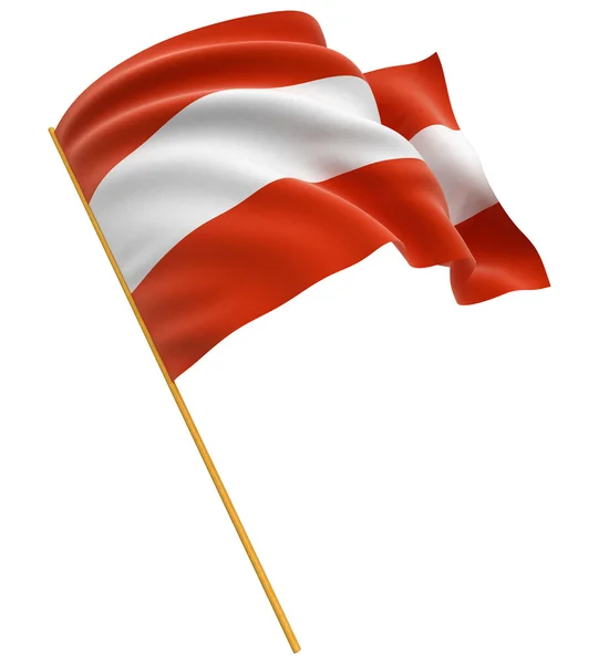 Austrian flag — Stock Photo, Image