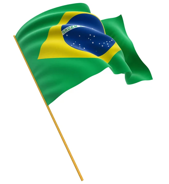 Braziliaanse vlag — Stockfoto