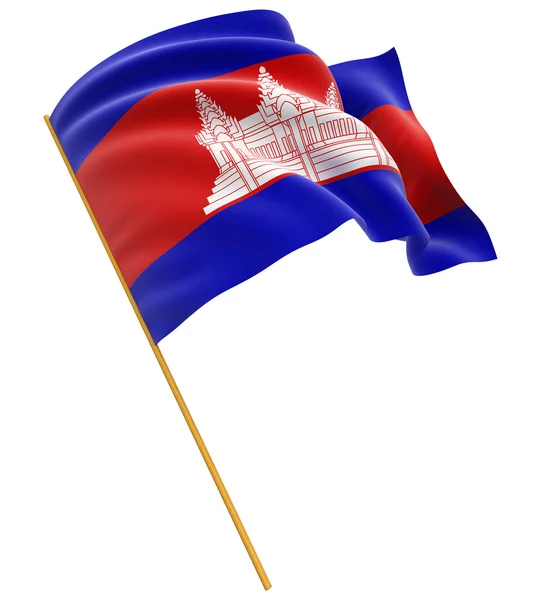 Cambodia flag — Stock Photo, Image