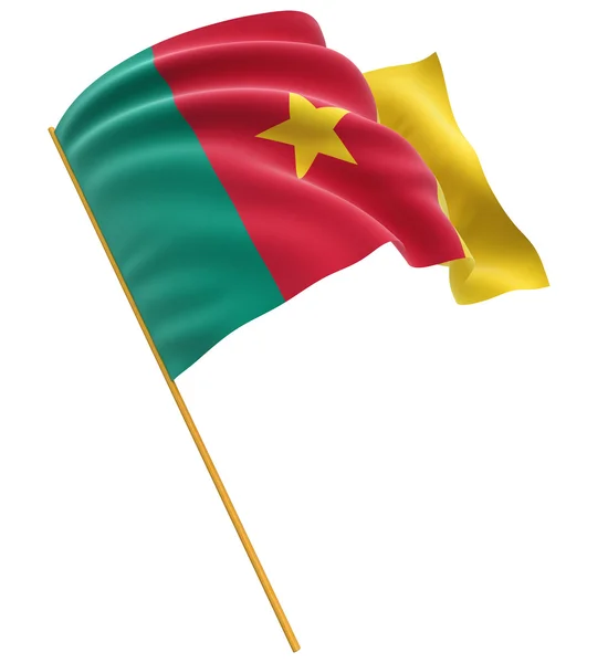 Flag of Cameroon — Stockfoto