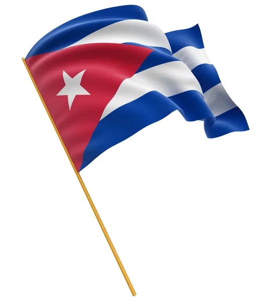 Bandiera cubana — Foto Stock