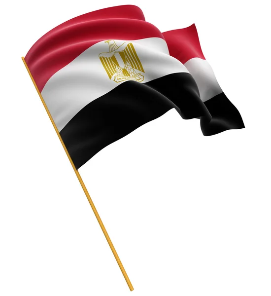 Egyptische vlag — Stockfoto