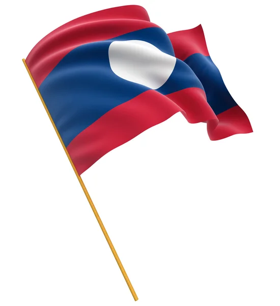 Laos-flag - Stock-foto