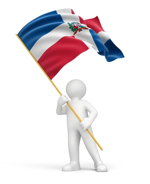 Bandera de República Dominicana — Foto de Stock