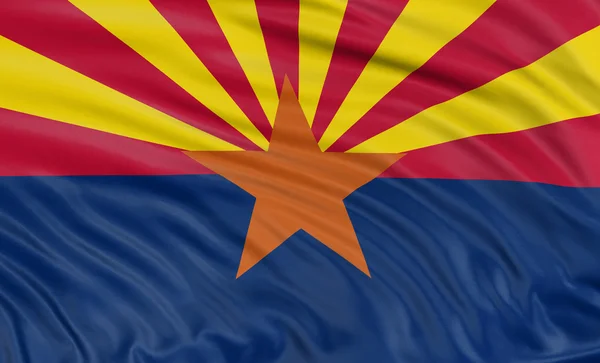 Arizona flagga — Stockfoto