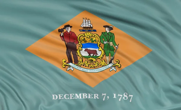 Delaware flagga — Stockfoto