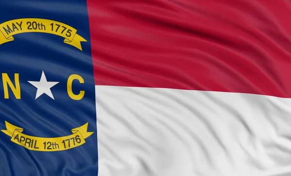 Bandeira da Carolina do Norte — Fotografia de Stock