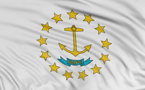 Rhode Islands flagga — Stockfoto