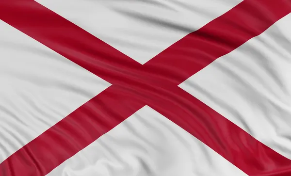 Alabama Flag — Stock Photo, Image