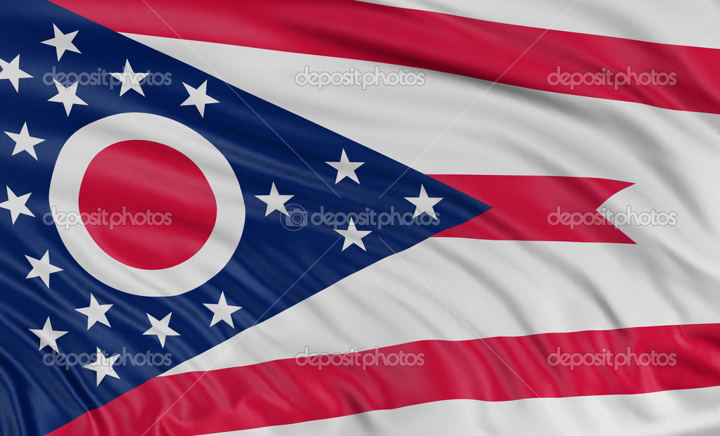 3d Flag of Ohio