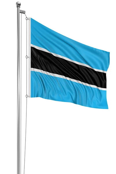 Flagga botsvana — Stockfoto