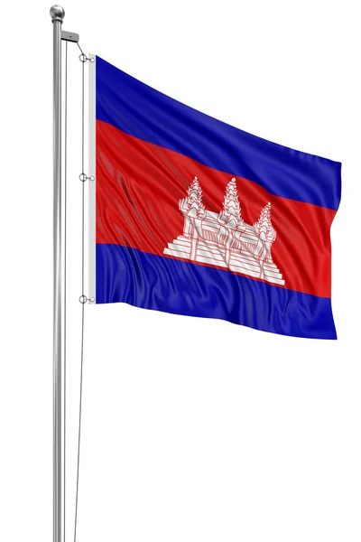 Cambodjas flag - Stock-foto