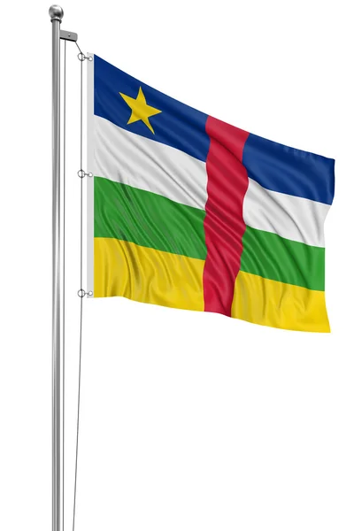 Keski-Afrikan tasavallan lippu — kuvapankkivalokuva