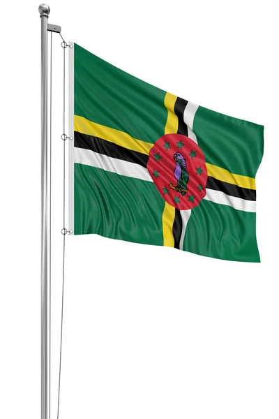 Flagge von Dominica. — Stockfoto