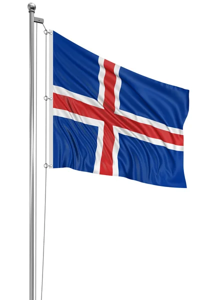 Drapeau de l'Islande — Photo