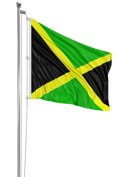 Vlajka jamaika — Stock fotografie
