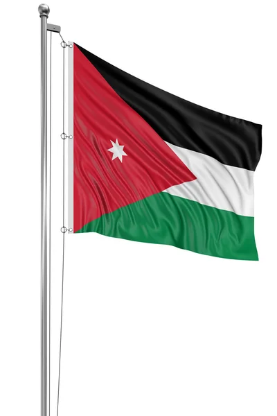 Bandera de Jordan — Foto de Stock