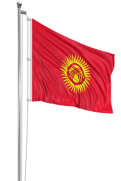 Флаг Кыргизии — стоковое фото