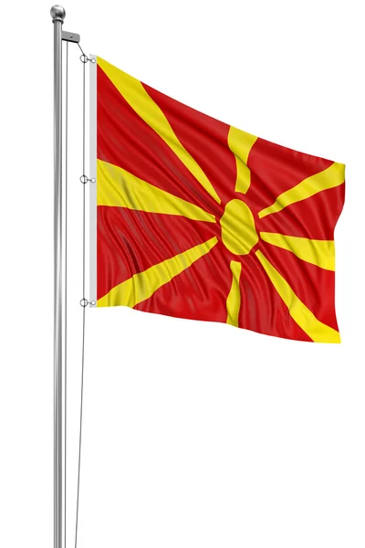 Vlag van Macedonië — Stockfoto