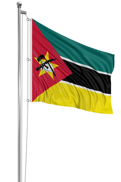 Флаг Мозамбика — стоковое фото