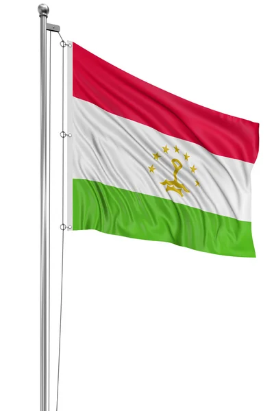 Nationalflagge Tadschikistans — Stockfoto