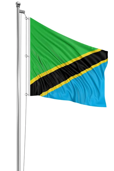 Vlag van Tanzania — Stockfoto