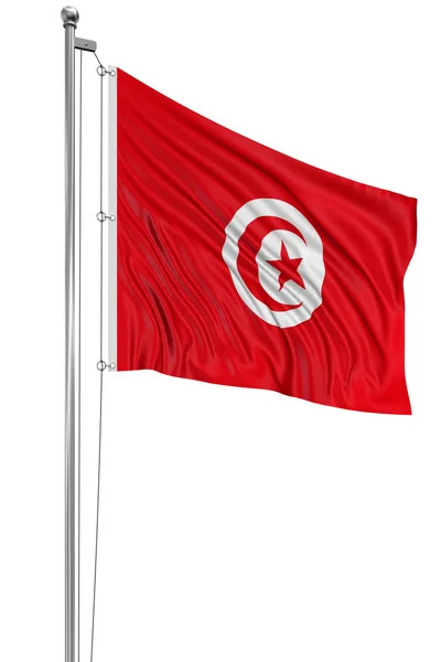 Bandiera Tunisia — Foto Stock