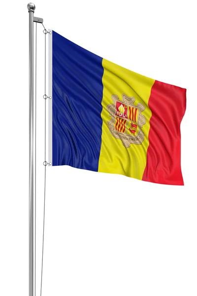 Vlag van Andorra — Stockfoto
