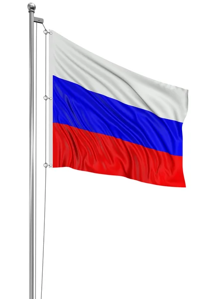 3d flag of russia — Stock Photo, Image