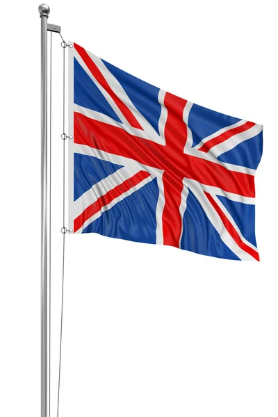 3D Velká Británie vlajka — Stock fotografie