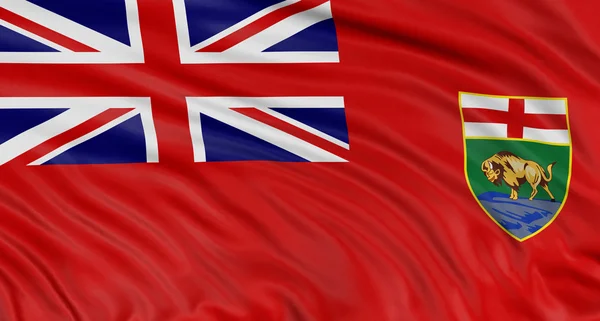 Manitoba-Flagge — Stockfoto