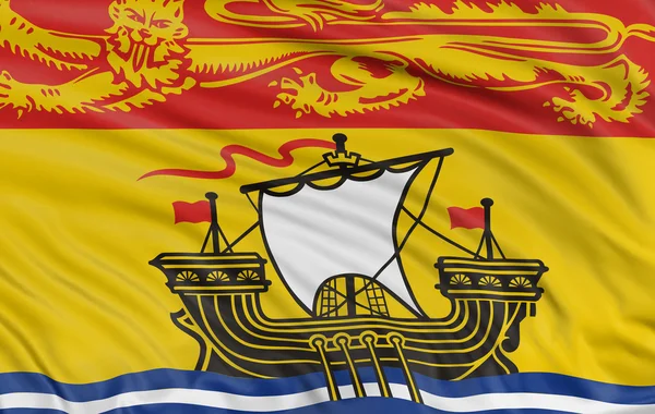 Vlag van New brunswick — Stockfoto