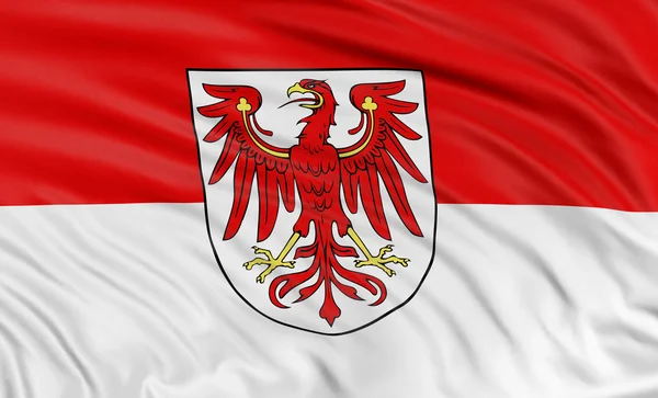 Flagge von Brandenburg — Stockfoto