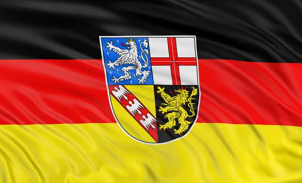 Saarland bayrağı — Stok fotoğraf
