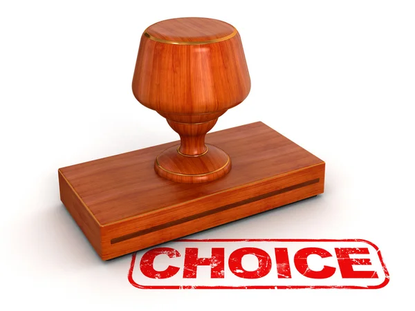 Choice guarantee stamp — Stock Photo, Image