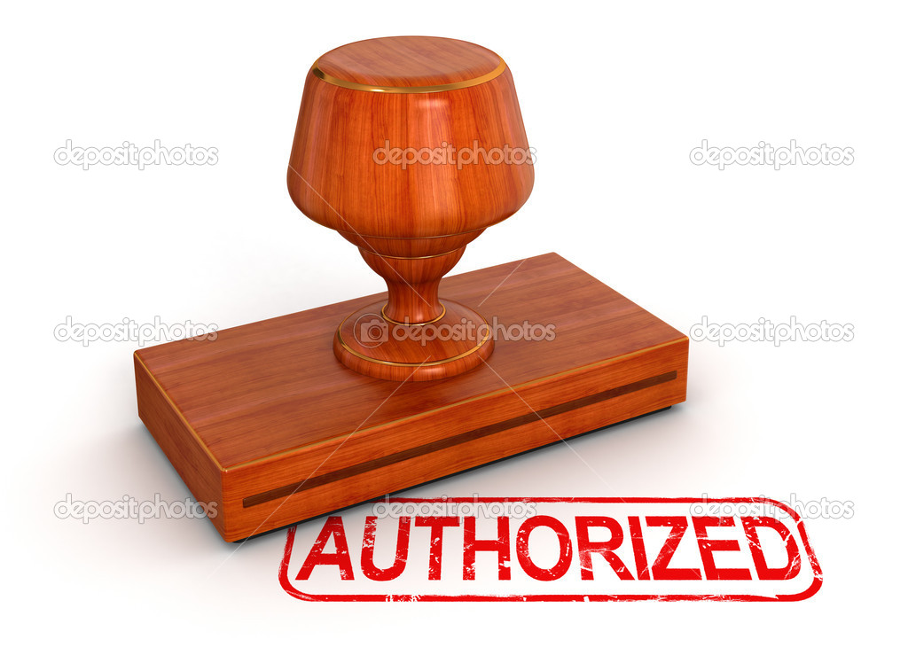 Rubber Stamp authorized