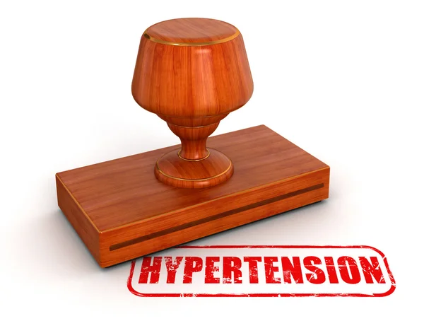 Hypertonsion stamp — Stock Photo, Image