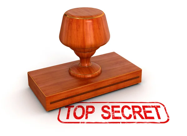 Top secret stamp — Stock Photo, Image