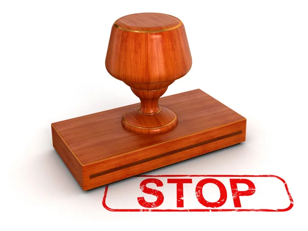 Stop stempel — Stockfoto