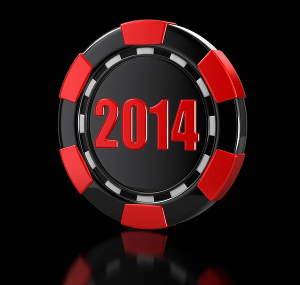 Casino chip 2014 — Stockfoto