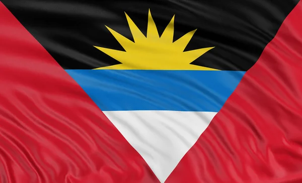 Bandeira de Antígua e Barbuda — Fotografia de Stock