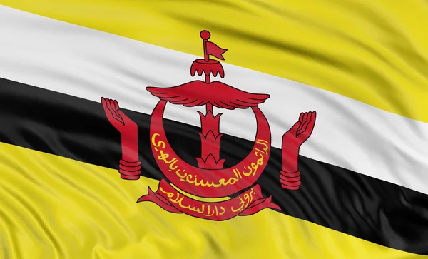 Brunei bayrağı — Stok fotoğraf