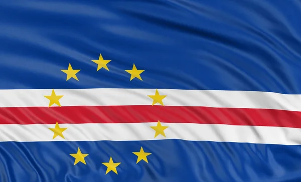Kap Verdes flag - Stock-foto