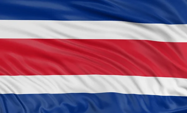 Costa Ricas Flagge — Stockfoto