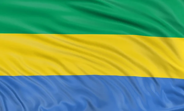 Bandera de Gabón — Foto de Stock