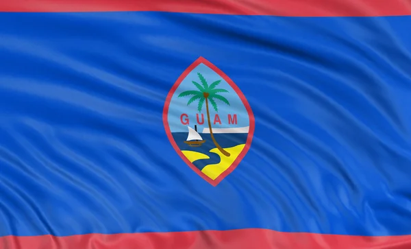 Bandeira de Guam — Fotografia de Stock