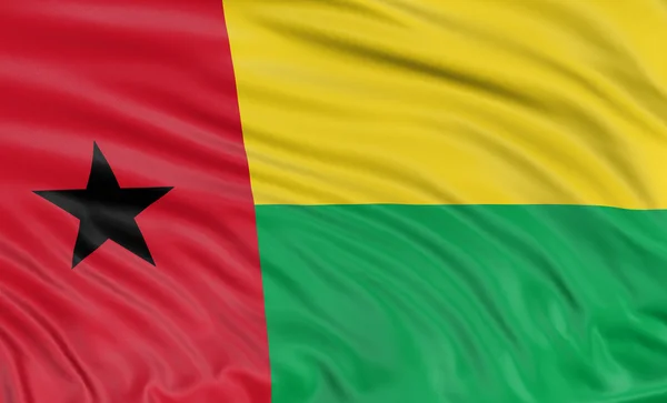 Guinea Bissau flag — Stock Photo, Image