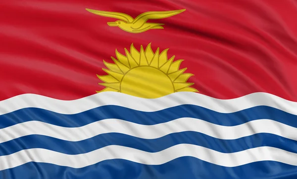 Vlajka Kiribati — Stock fotografie