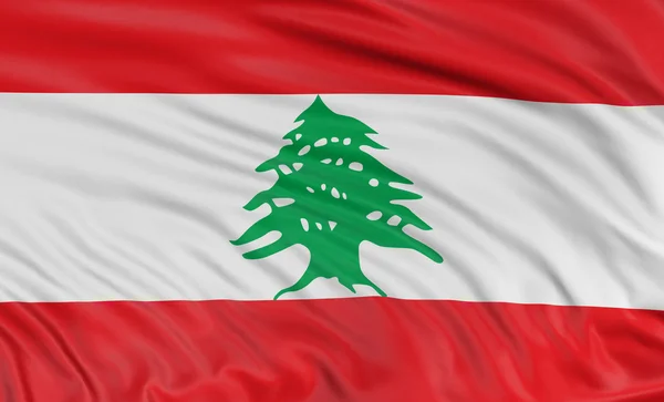 Lebanon flag — Stock Photo, Image
