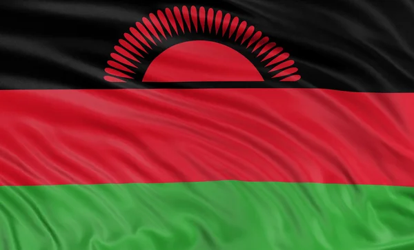 Vlajka malawi — Stock fotografie